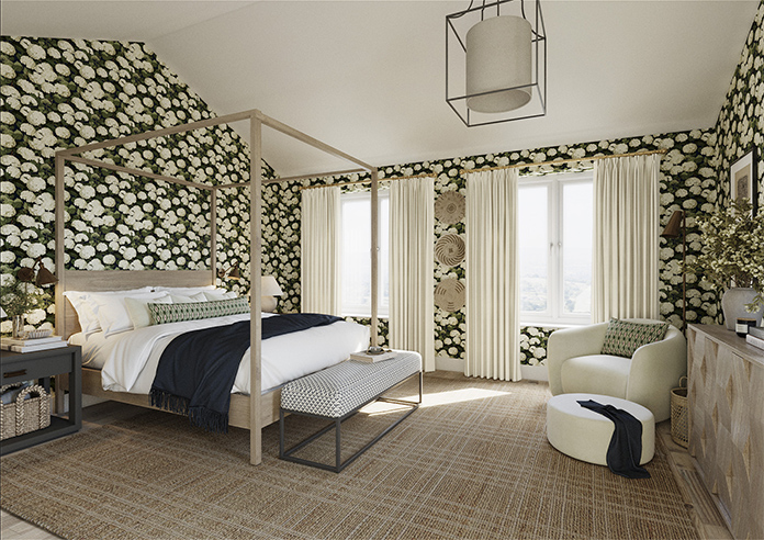 Winnies Stripe, Cashmere - Made to Measure Curtains - Image 7